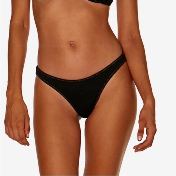 New! Vix Black Firenze Luma Black Bikini Bottom - Picture 1 of 6